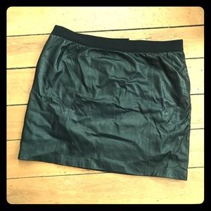 Ann Taylor Loft 100% leather skirt